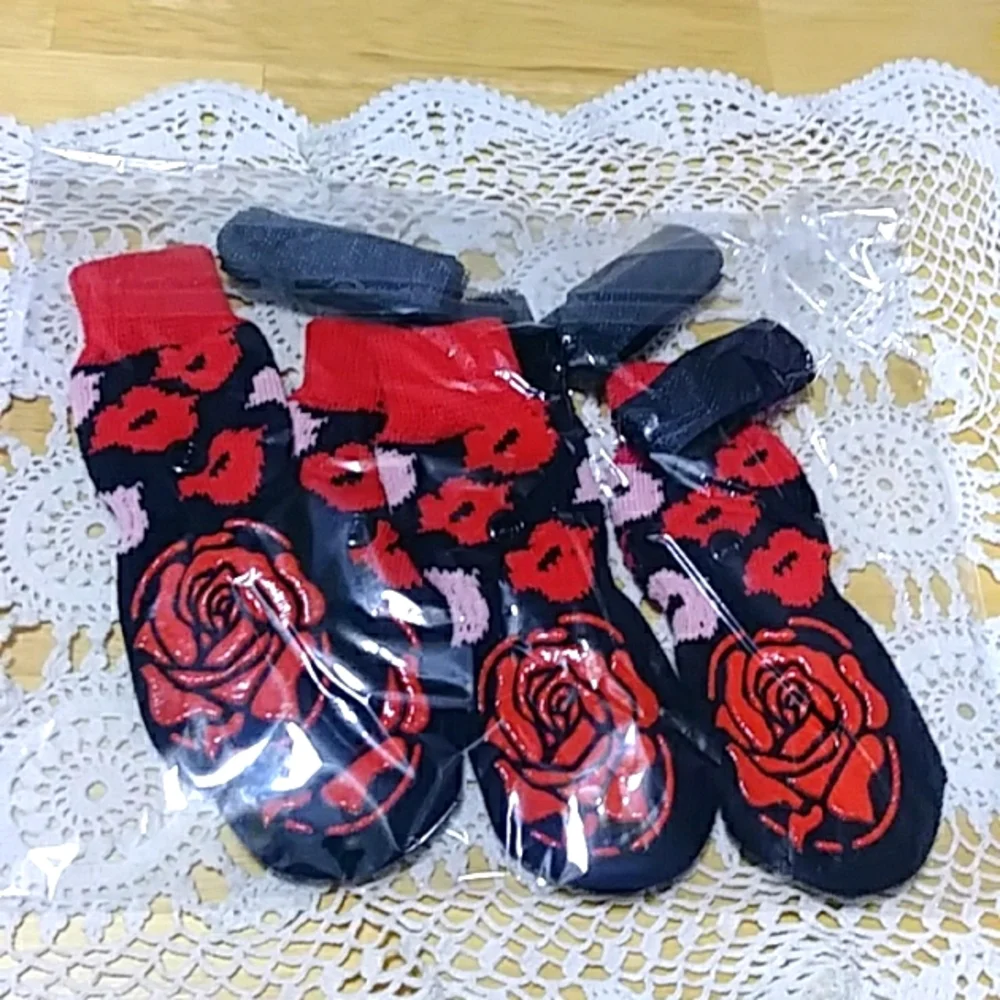Expawlorer Velcro Close Anti-Slip Dog Socks